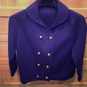 PURPLE WOOL BLAZER/JACKET SIZE M